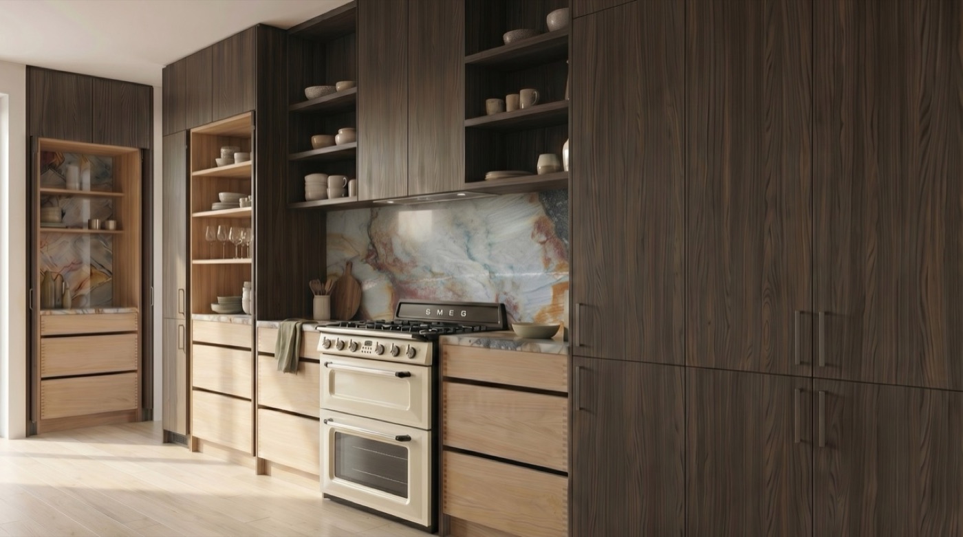 A rendering of the kitchen in Imee's next home.